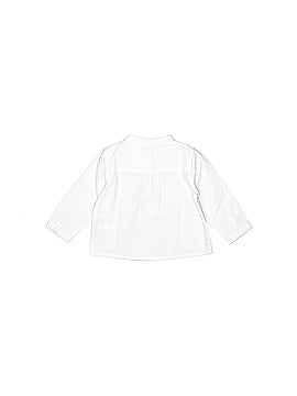 Bonnet à Pompon Long Sleeve Button-Down Shirt (view 2)