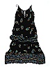 Band of Gypsies 100% Rayon Paisley Floral Motif Graphic Black Casual Dress Size XS - photo 1