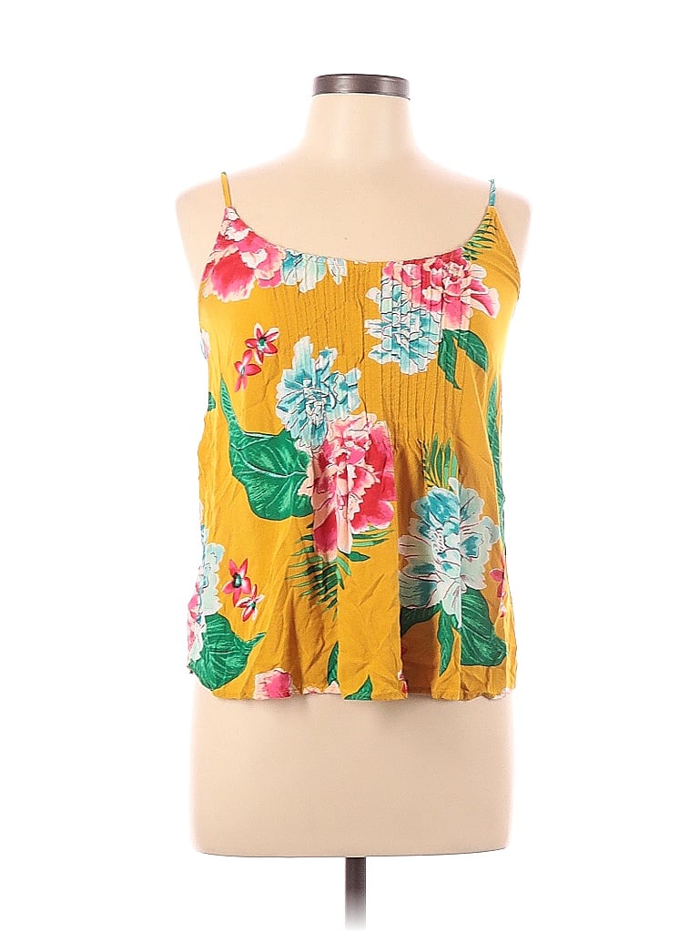 Pre-owned Old Navy Sleeveless Blouse In Yellow