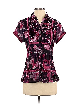 NY Collection Short Sleeve Blouse (view 1)