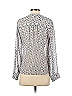 a.n.a. A New Approach 100% Polyester Gray Long Sleeve Blouse Size P (petite) - photo 2
