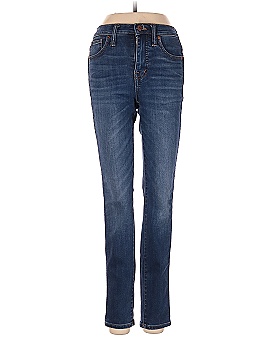 Madewell 10" High-Rise Skinny Jeans in Danny Wash: TENCEL&trade; Denim Edition (view 1)