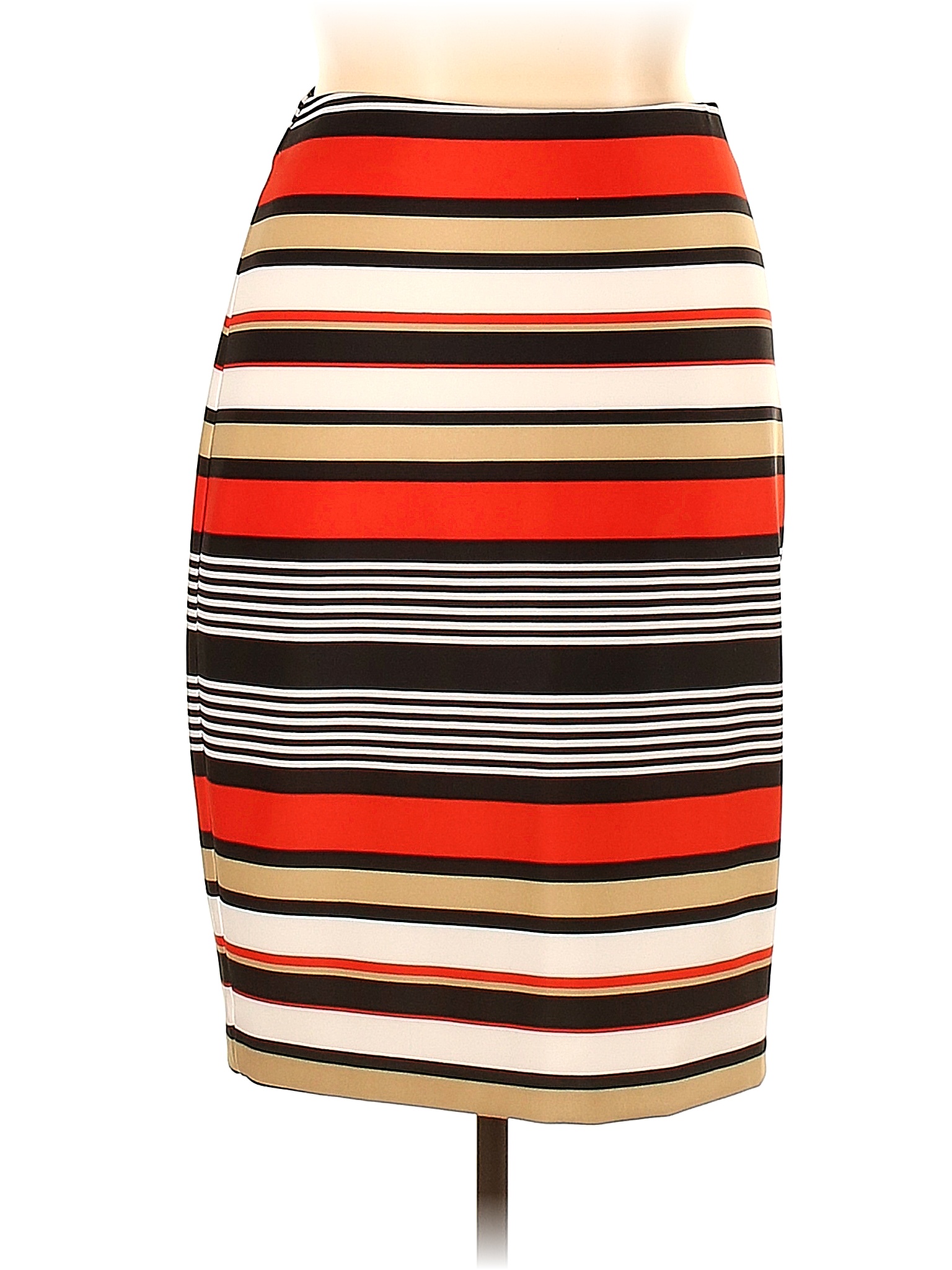Ashley Stewart Stripes Multi Color Black Casual Skirt Size 14 16 Plus (Plus) 75 off thredUP