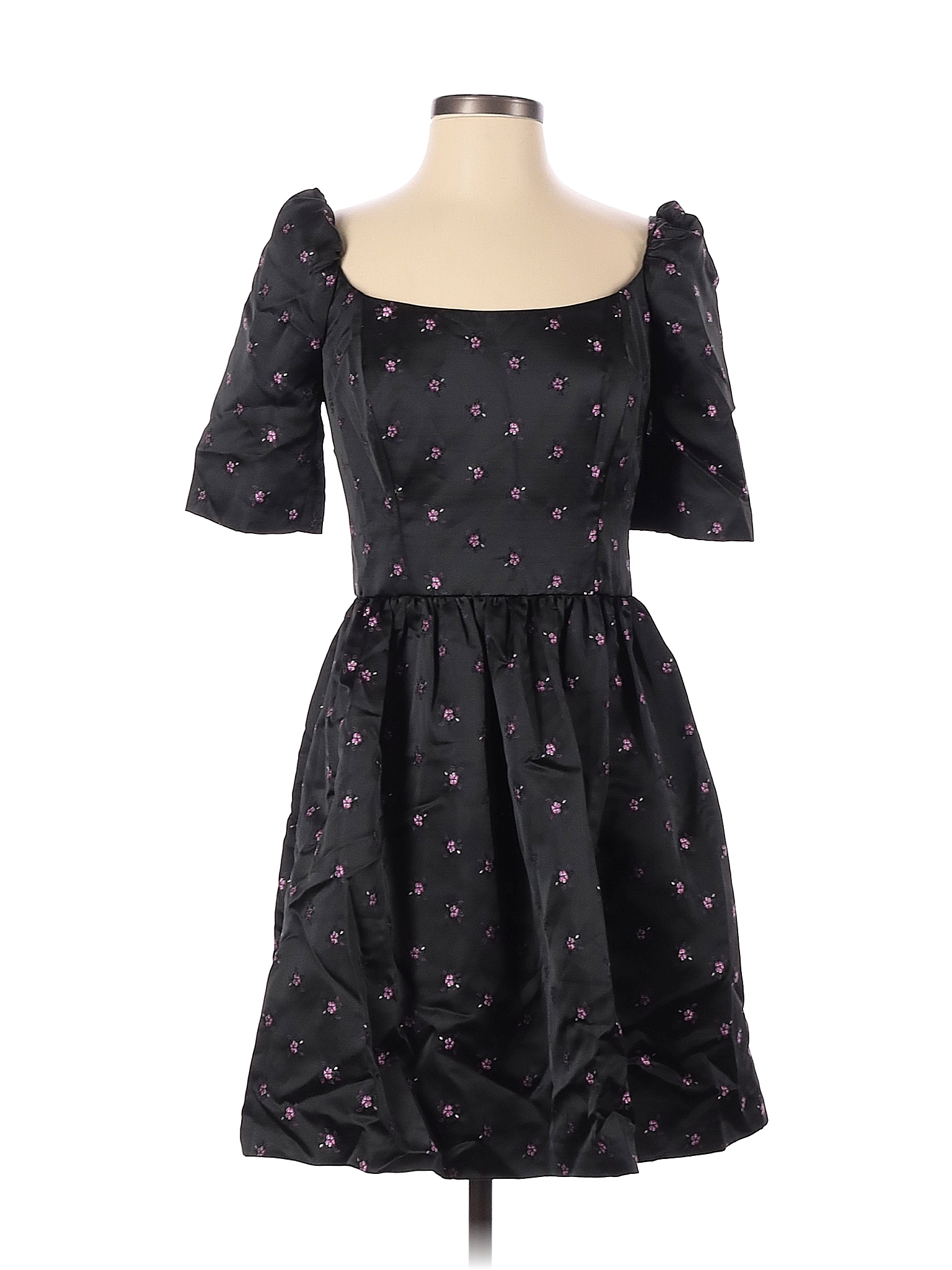 LC Lauren Conrad Polka Dot Fit And Flare Dress Size 14
