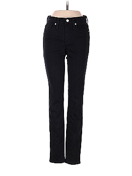 Madewell Tall 9" Mid-Rise Skinny Jeans in Lunar Wash: TENCEL&trade; Denim Edition (view 1)