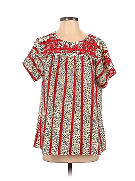 See and Be Seen Short Sleeve Blouse (view 1)