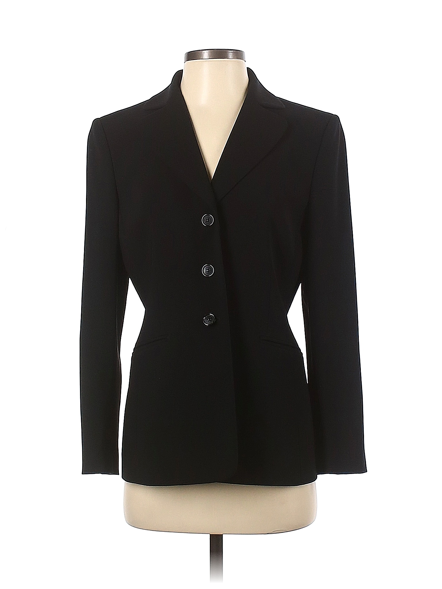 Ann Taylor Solid Black Blazer Size 8 (Petite) - 88% off | thredUP