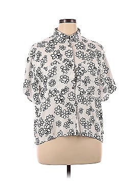 J for Justify Short Sleeve Button-Down Shirt (view 1)