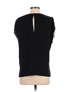 Theory Short Sleeve Silk Top (view 2)