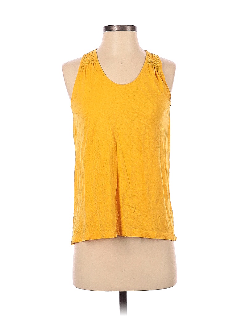 Ann Taylor 100 Cotton Yellow Tank Top Size S 68 off ThredUp