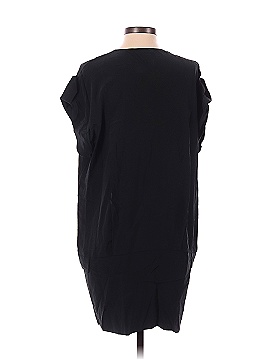 BCBGMAXAZRIA Short Sleeve Silk Top (view 2)