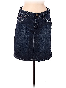 Squeeze Denim Skirt (view 1)