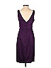 David Meister Solid Colored Purple Cocktail Dress Size 2 - photo 2