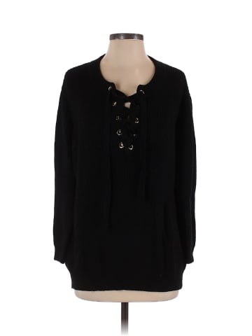 Woven Heart Pullover Sweater (view 1)