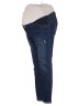 Indigo Blue Solid Blue Jeans Size M (Maternity) - photo 1