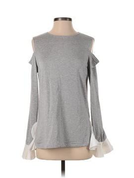 Scripted Long Sleeve Top (view 1)