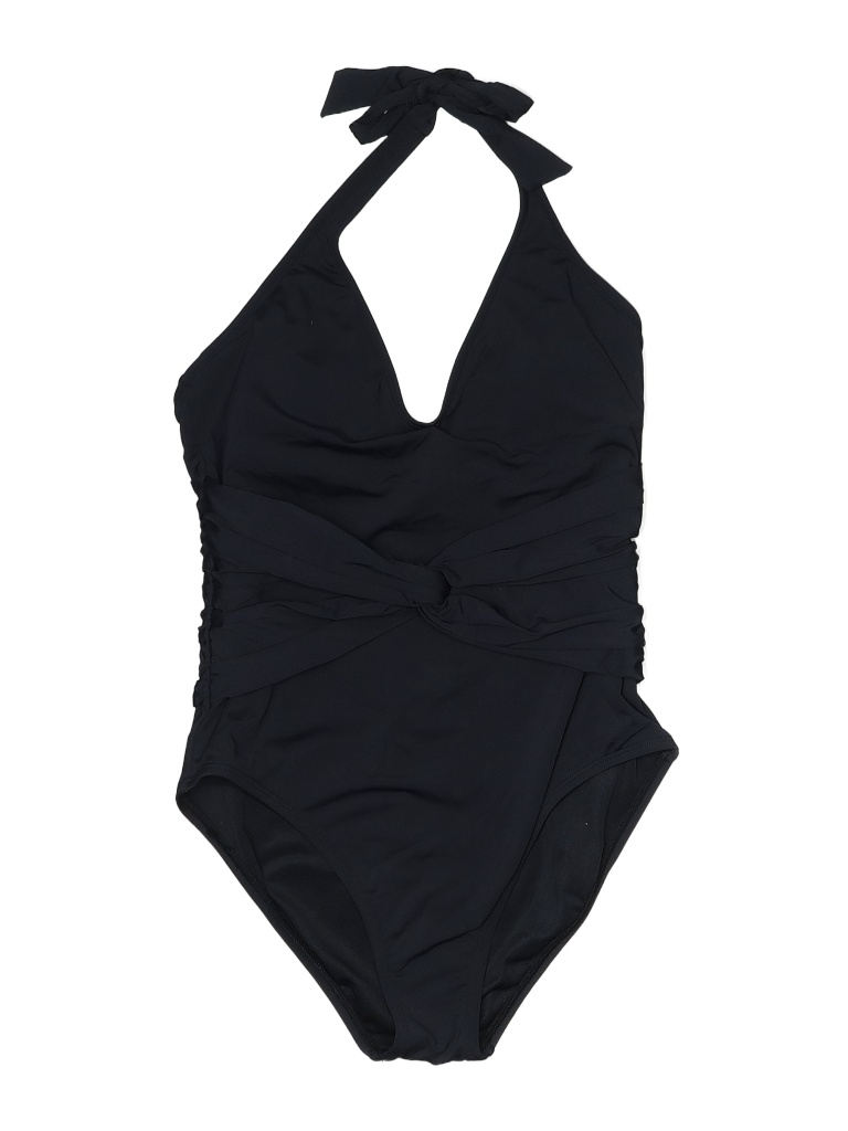 Bleu Rod Beattie Solid Black One Piece Swimsuit Size 4 - 49% off | thredUP