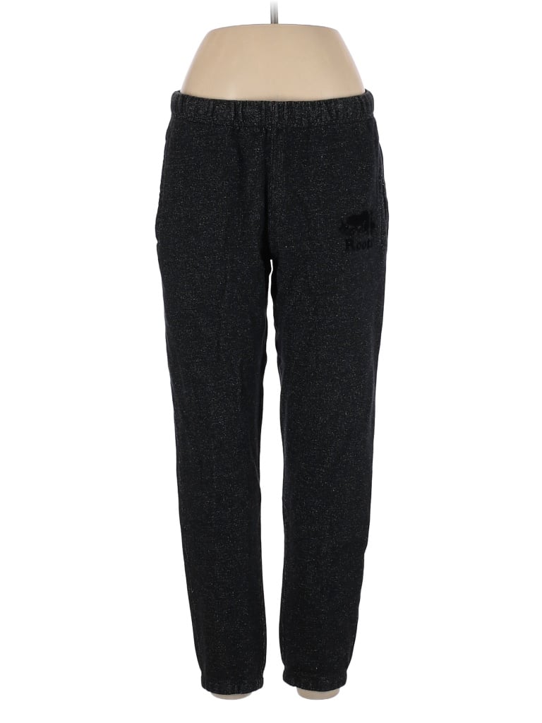 Roots Black Sweatpants Size L - 34% off | thredUP