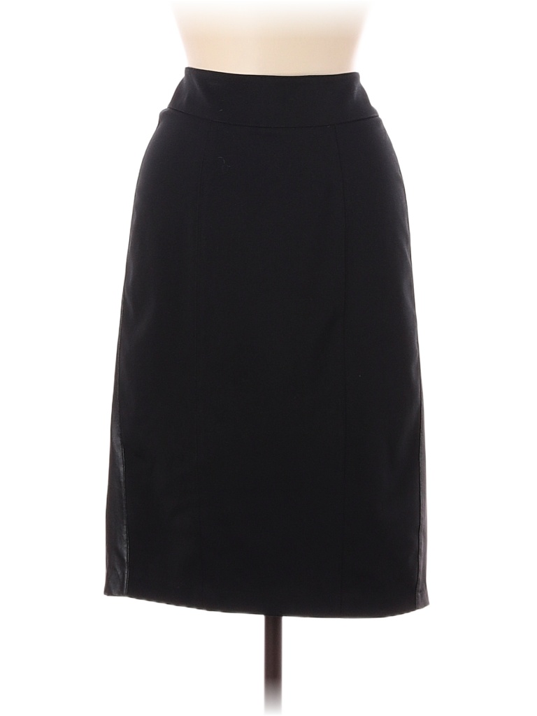 Bisou Bisou Solid Black Formal Skirt Size 8 - photo 1