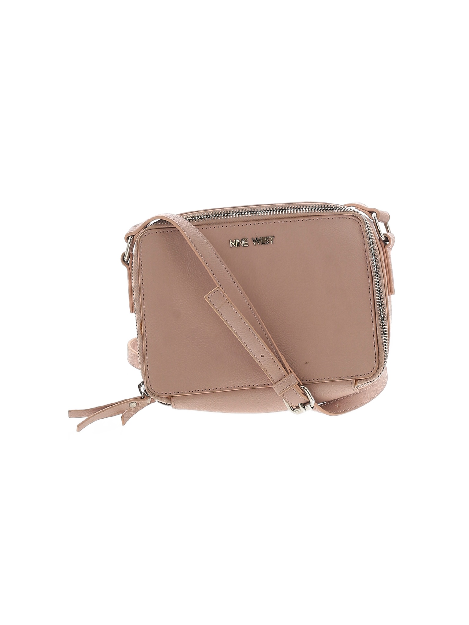 Nine West Solid Colored Pink Crossbody Bag One Size 71 off thredUP