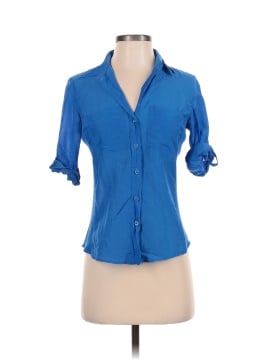 Ann Taylor LOFT Outlet 3/4 Sleeve Button-Down Shirt (view 1)