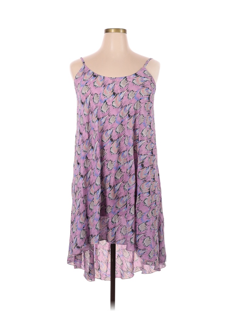 Rip Curl 100% Polyester Multi Color Purple Casual Dress Size 12 - photo 1
