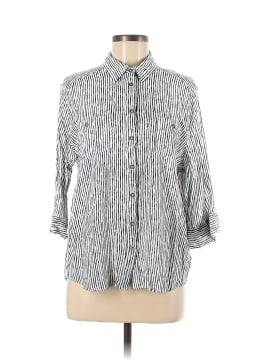 N Touch 3/4 Sleeve Button-Down Shirt (view 1)