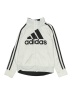 Adidas 100% Polyester White Track Jacket Size 6 - photo 1
