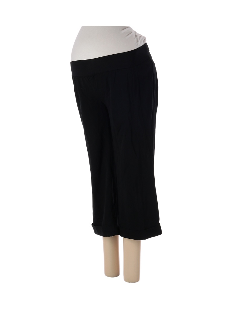 Liz Lange Maternity Solid Black Dress Pants Size 2 (Maternity) - photo 1