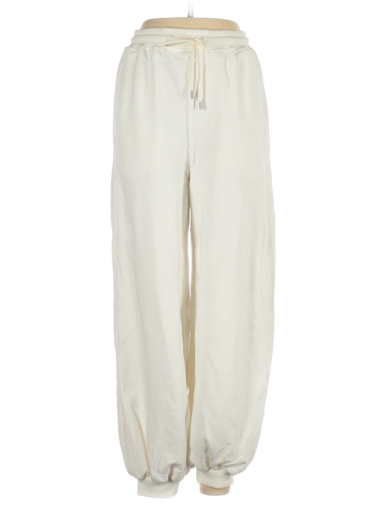 Nap Solid Ivory White Sweatpants Size S - 66% off | thredUP