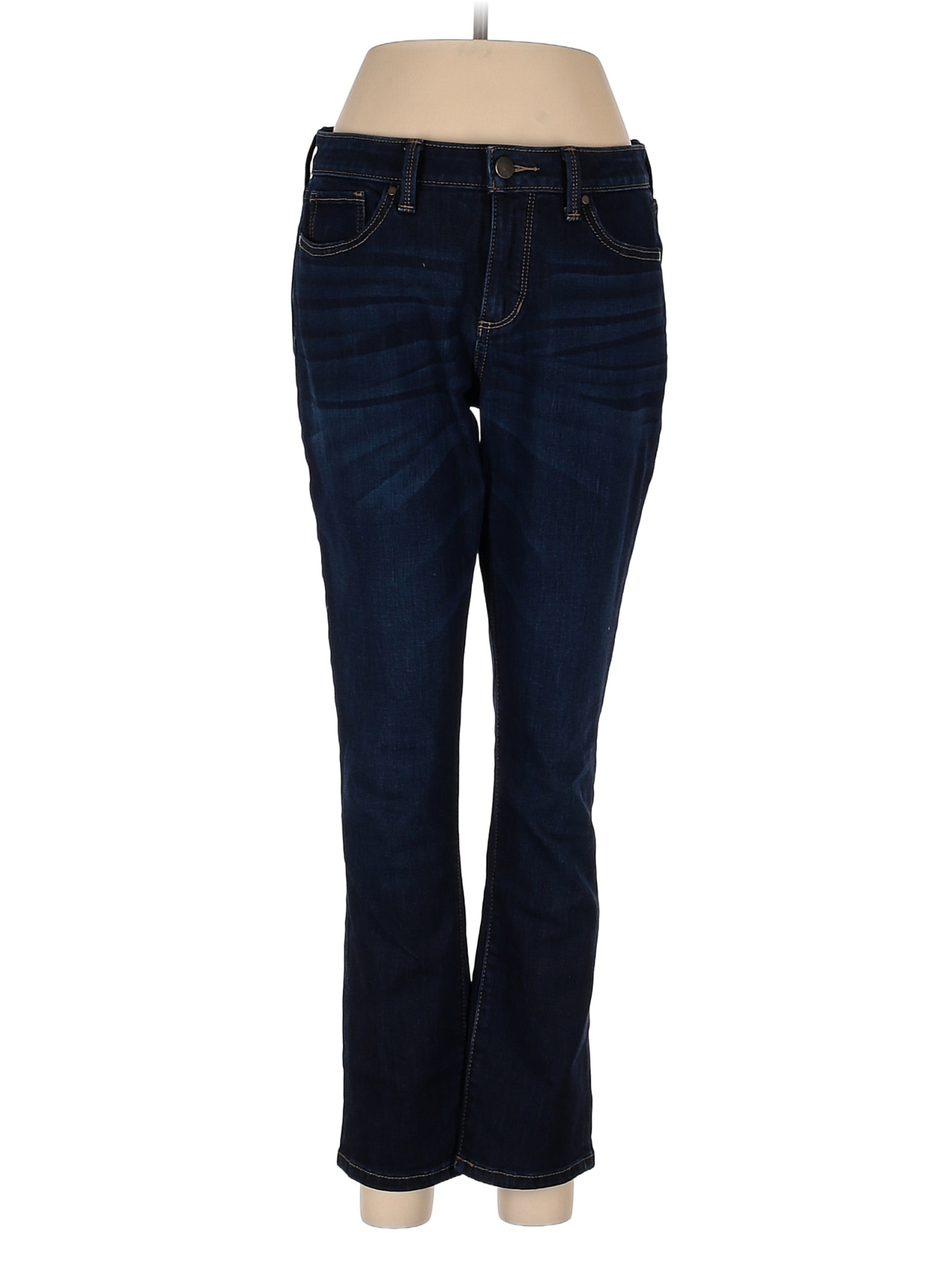a.n.a. A New Approach Solid Blue Jeans Size 6 - 62% off | thredUP