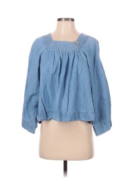 Madewell Denim Square-Neck Top (view 1)