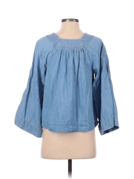 Madewell Denim Square-Neck Top (view 2)