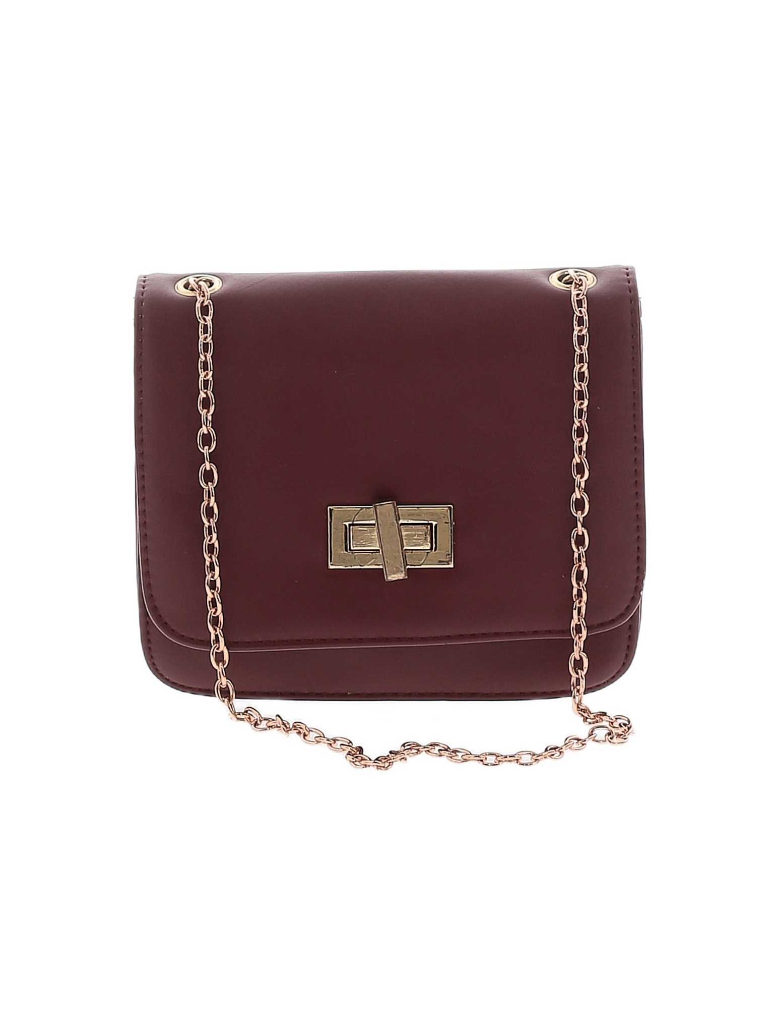 Who What Wear 100 Polyurethane Solid Red Shoulder Bag One Size 50