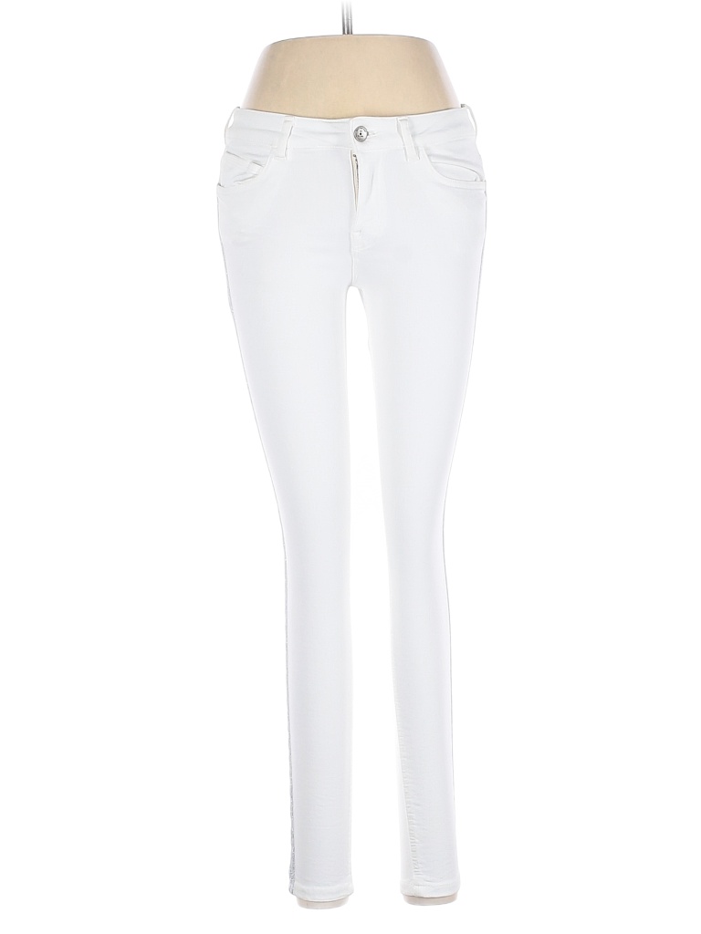 Zara Basic White Jeans Size 4 - photo 1