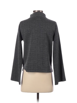 Madewell Wide-Sleeve Mockneck Top in Glen Plaid (view 2)