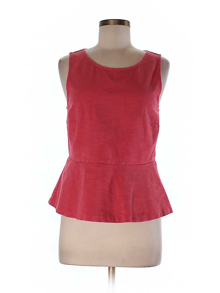 J.Crew Solid Pink Sleeveless Blouse Size M - 79% off | thredUP