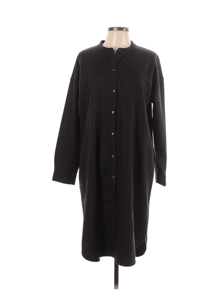 Cardigan Eileen Fisher - Laine Italienne 100%, Taille L, Occasion Très Bon état