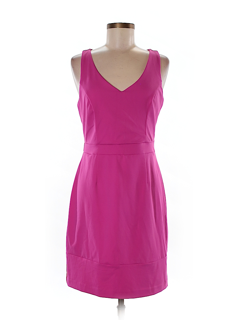 Cynthia Rowley TJX Solid Pink Cocktail Dress Size M - 58% off | thredUP