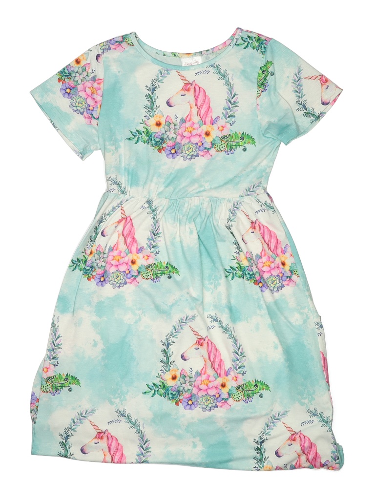 Bonny Billy Girls' Ruffle Sleeve A-Line Dress – Cute Summer Dress For Teens
