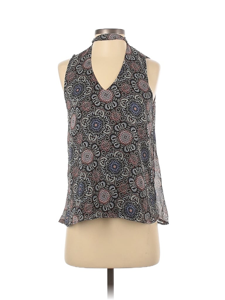Pre-owned Bb Dakota Sleeveless Blouse In Black
