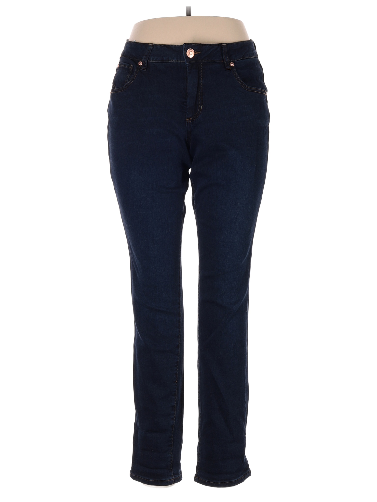 Jag Jeans Solid Blue Jeans Size 14 73 off thredUP