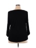 Spense Black Long Sleeve Blouse Size XL - photo 2