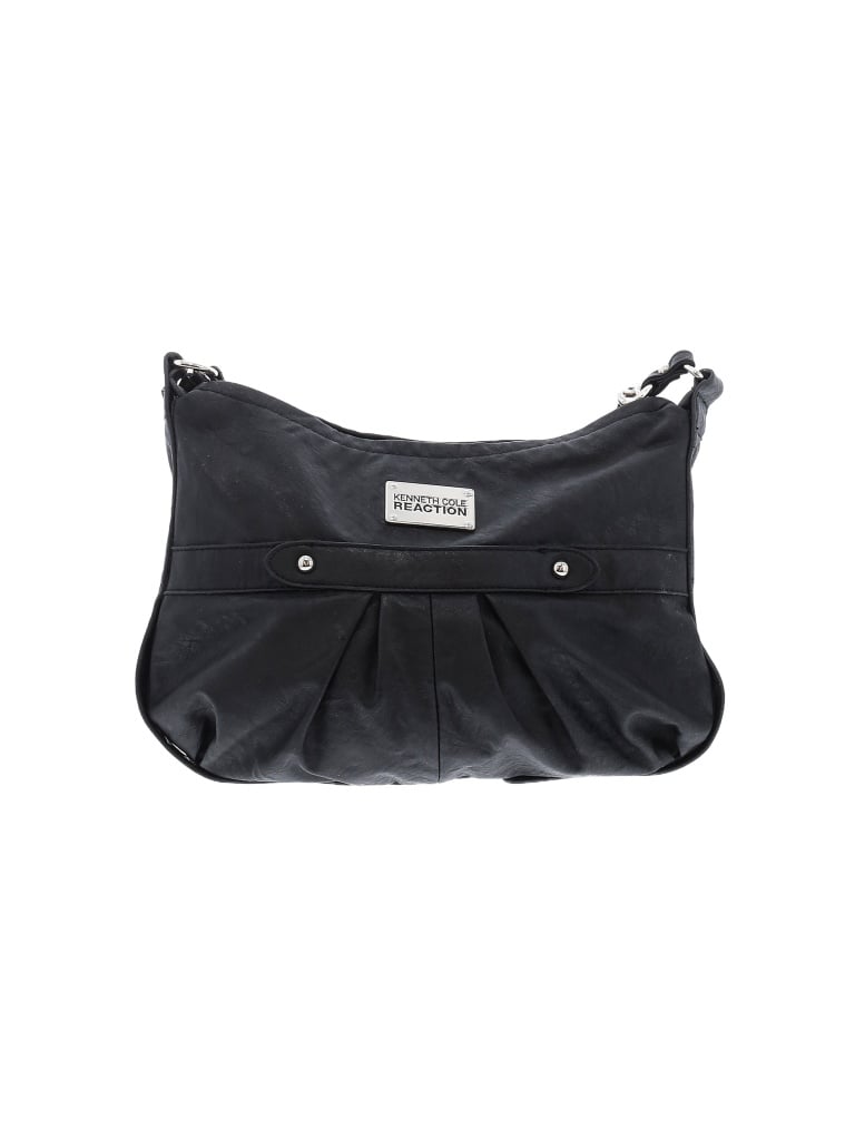 Kenneth Cole REACTION 100% Pvc Solid Black Shoulder Bag One Size - photo 1