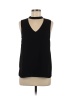 Aqua 100% Polyester Black Sleeveless Blouse Size S - photo 1