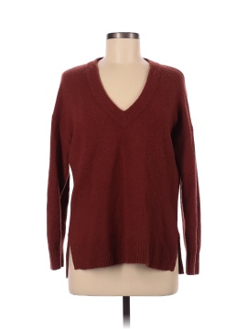 Madewell Bartlett V-Neck Pullover Sweater in Coziest Yarn (view 1)