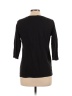 Coral Bay 100% Cotton Black 3/4 Sleeve T-Shirt Size L - photo 2