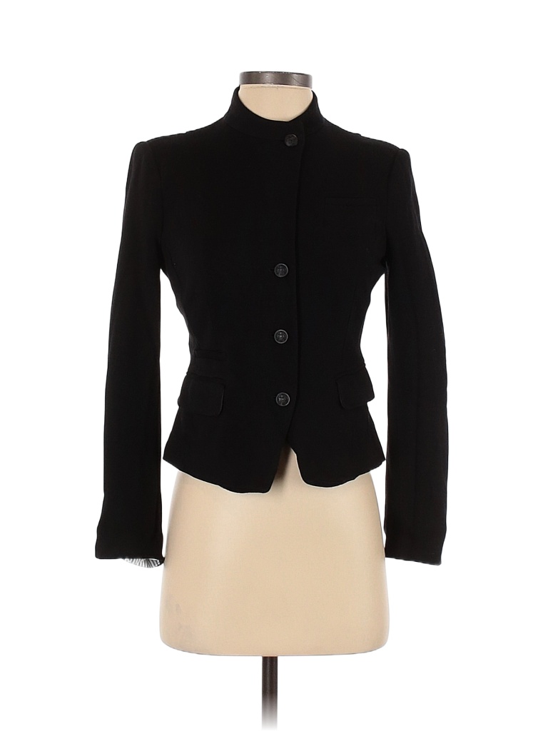 Banana Republic Solid Black Jacket Size 4 70 off thredUP