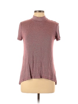 Electric Pink Short Sleeve Turtleneck (view 1)