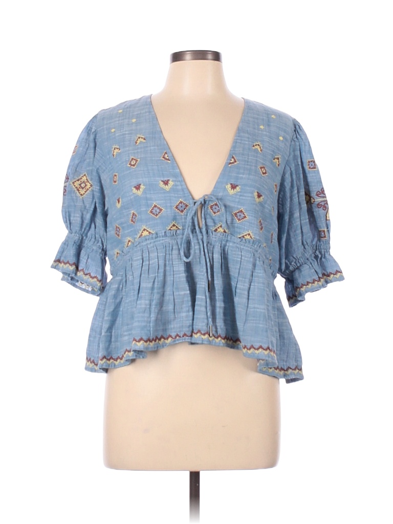 Free People Women's Tellin You Tube Blue Size X-Small